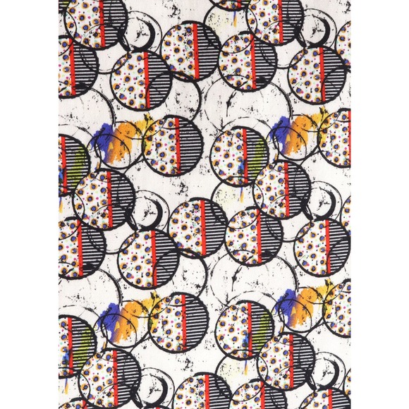 Luchiano Visconti Printed Long-Sleeve Woven Shirt, Small * men980 - Picture 5 of 5